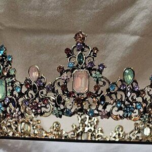 Brass and Milti Colored Rhinestones - WAS $45.00